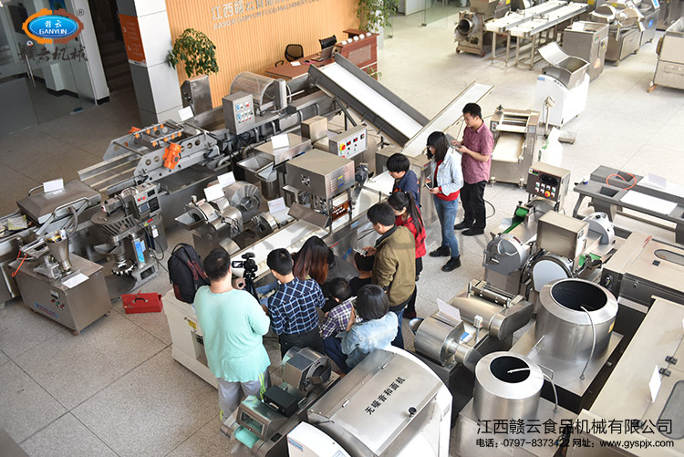 米面加工設備試機環節