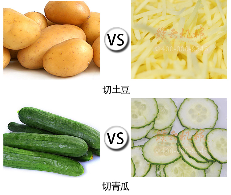 數字切菜機-115B型雙頭切菜機切菜效果
