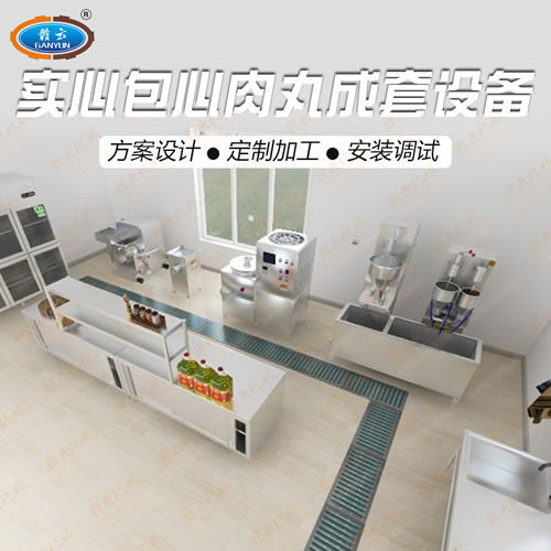 實心包心肉丸成套設備 實心包心肉丸成套設備