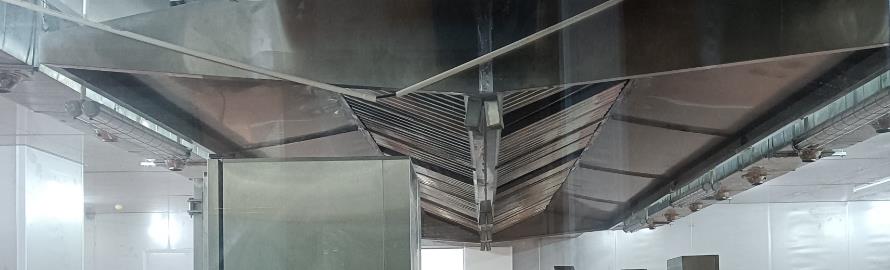 預制菜廚房設備中排風排煙排霧系統 預制菜廚房設備中排風排煙排霧系統